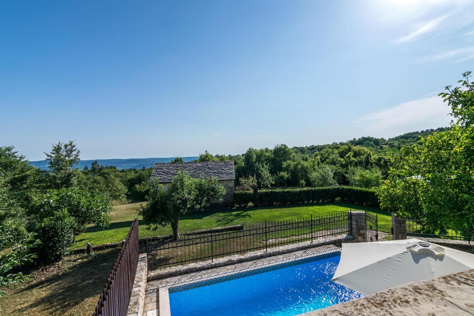Rustic Villa Marija With Panoramic View In Zrenj Extérieur photo