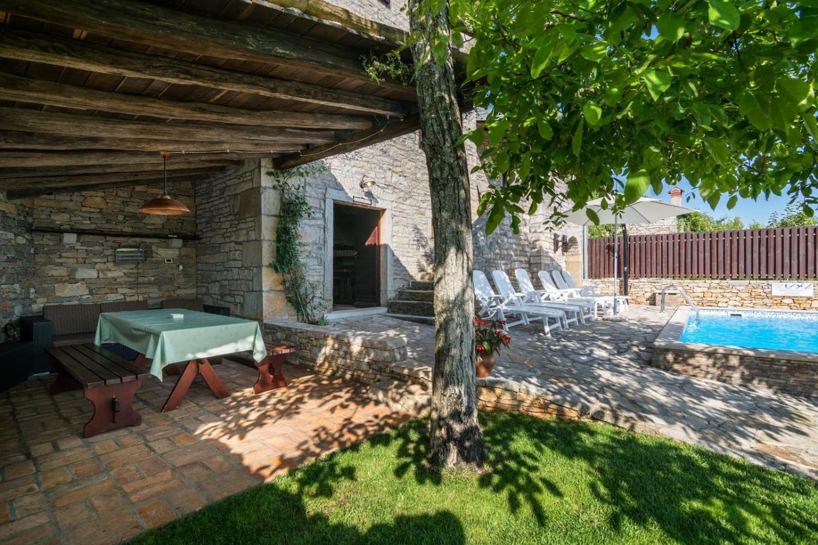 Rustic Villa Marija With Panoramic View In Zrenj Extérieur photo