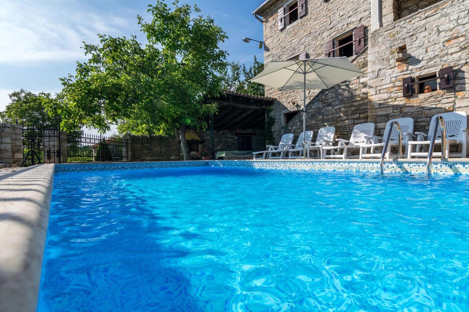 Rustic Villa Marija With Panoramic View In Zrenj Extérieur photo